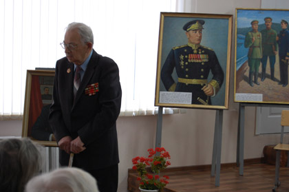 Выступление ветерана Великой Отечественной войны Вишневского Давида Савельевича